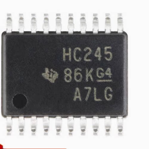 HC245  SN74HC245PWR TSSOP-20脚 三态输出八路总线收发器芯片