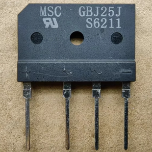 GBJ25J 新能源充电机控制器整流桥4脚