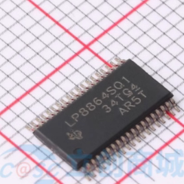 全新原装LP8864SQDCPRQ1 封装TSSOP38 电源管理 汽车LED驱动器