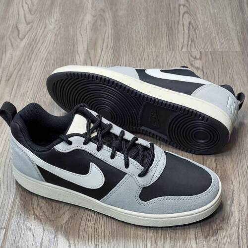 Nike Court防滑耐磨低帮板鞋黑灰844881-005