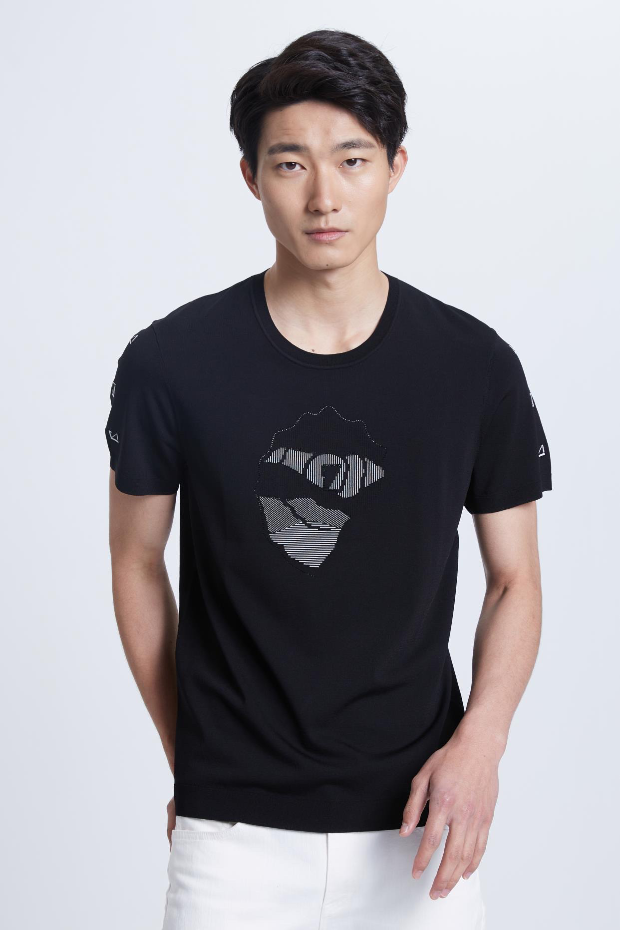 21XTX9071S品牌男装春夏新款男士短袖圆领t恤半袖体恤打底衫