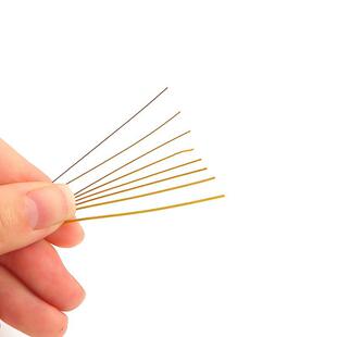 新款0.3-1mm金色本色钢丝线引线穿珠线 diy自制串珠材料编织手链