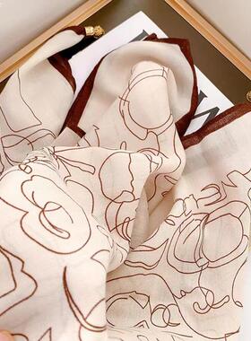 新款时尚小金球磁吸扣丝绒70方巾女小众懒人磁吸扣小丝巾厂家