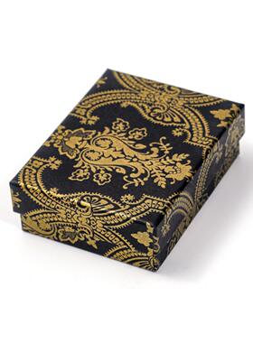 新款 复古绿色项链礼盒耳钉戒指手链镯子首饰包装盒笑程纸质