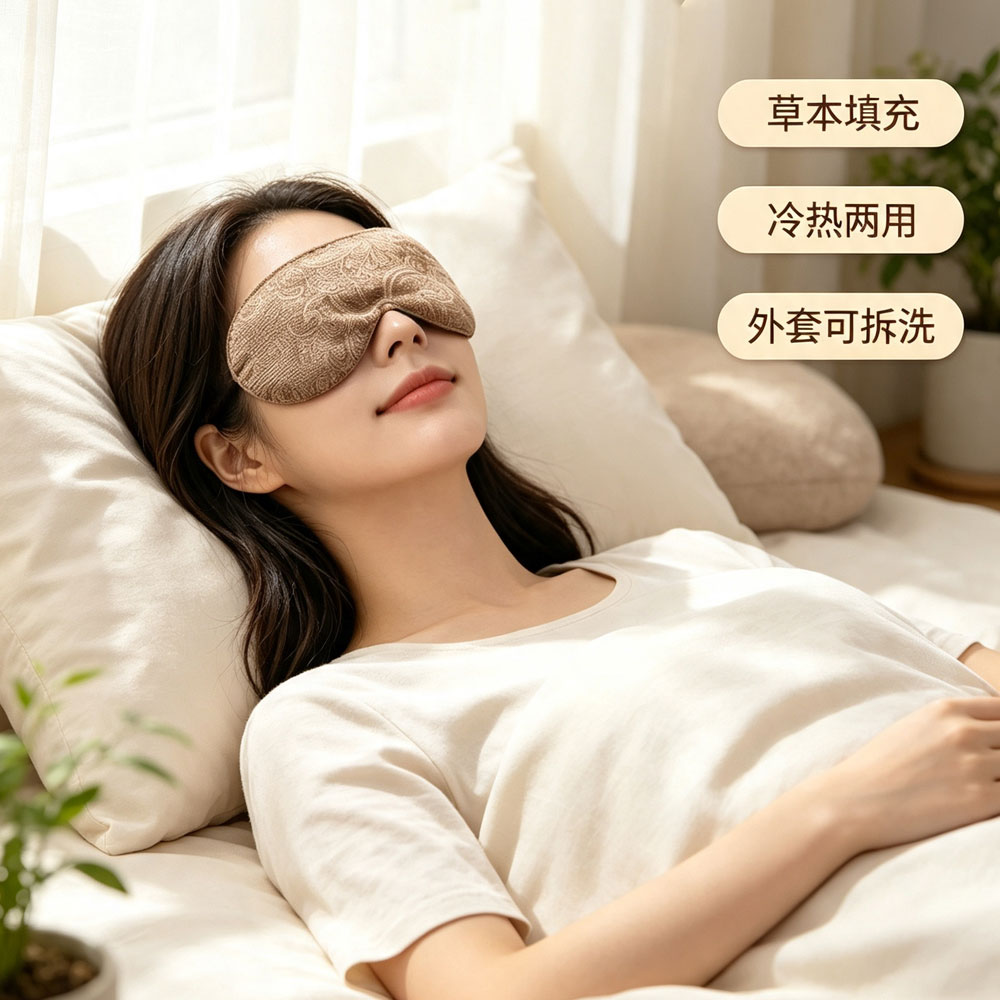 草本热敷眼罩决明子热敷包广中院敷眼中药包发热眼罩护眼热敷眼包