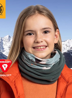 BUFF儿童原创防紫外线单面抓绒头巾防风秋冬户外保暖防寒骑行面罩