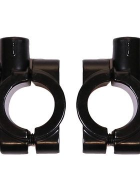 豪迅电动车遮雨棚遮阳伞配件后视镜支撑架黑色连接管顶棚杆双耳杆