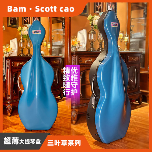 有轮无轮法国超轻大提琴盒