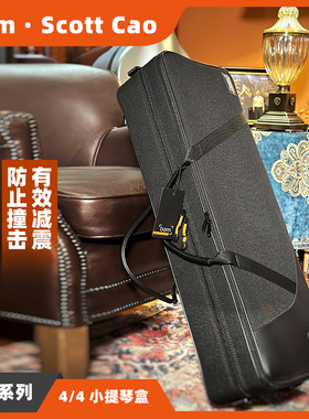 法国bam成人4/4轻便耐用小提琴盒、儿童学生琴盒防潮抗压