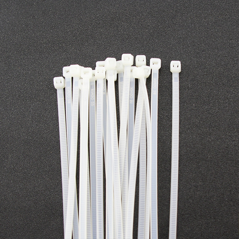 자동 잠금 나일론 케이블 타이 4*200-8*500 케이블 타이 고정 플라스틱 달아서 케이블 하네스 흰색|검정색