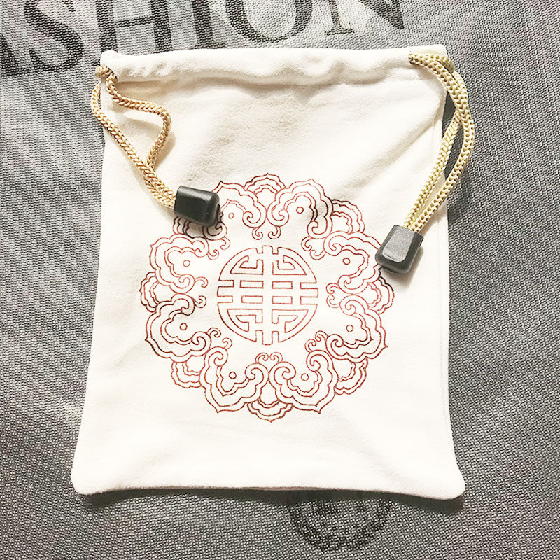 麂皮巾盘珠袋抛光袋文玩手串保养