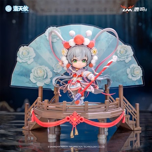 现货哔哩哔哩2025 鹿鸣世界 Vsinger 洛天依 戏游九州 Q版手办