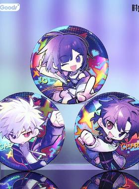 哔哩哔哩bilibiliGoods 时光代理人 M.O.D 时间的天才Q版徽章套组