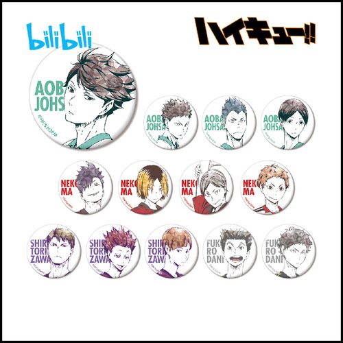 排球少年Ani-Art盲抽徽章