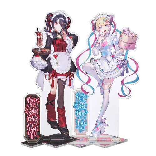 主播女孩重度依赖亚克力立牌