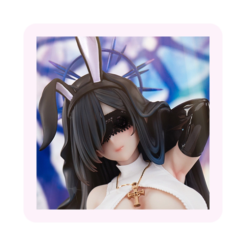 兔子窝黑修女追视眼温感漆手办