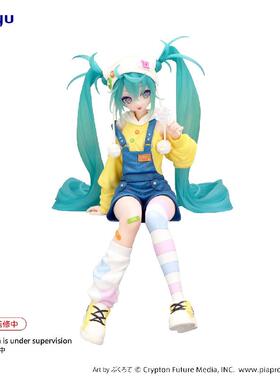 现货哔哩哔哩FuRyu 泡面压 VOCALOID 初音未来 棒棒糖 景品手办