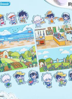 哔哩哔哩 bilibiliGoods 时光代理人 M.O.D 欢迎光临 冰箱贴套组