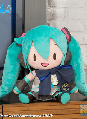 bilibili哔哩哔哩初音未来miku正版抱枕粉色毛绒玩具fufu玩偶公仔