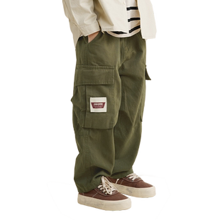 【高耐磨】咕噜日记童装男童工装裤2026新款中大童长裤休闲裤子