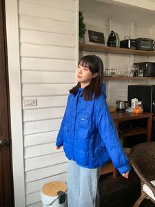 2024年反季新羽绒服女小钢炮韩版短款连帽小个子面包服白鸭绒外套