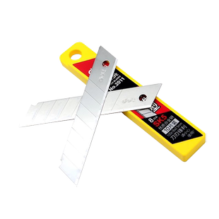 得力2012美工刀片大号2011小号2015 30度尖SK5替换裁纸刀不锈钢锋利刀片切割片办公用品批发