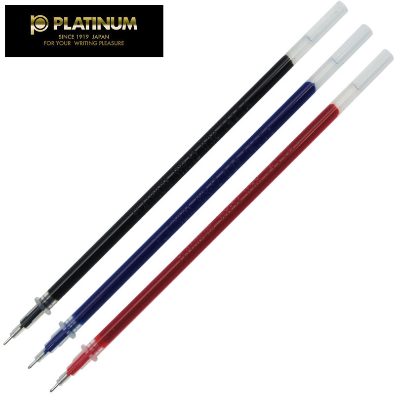 白金platinum中性笔笔芯0.38mm水笔wr-12替芯we-38专用替芯促销