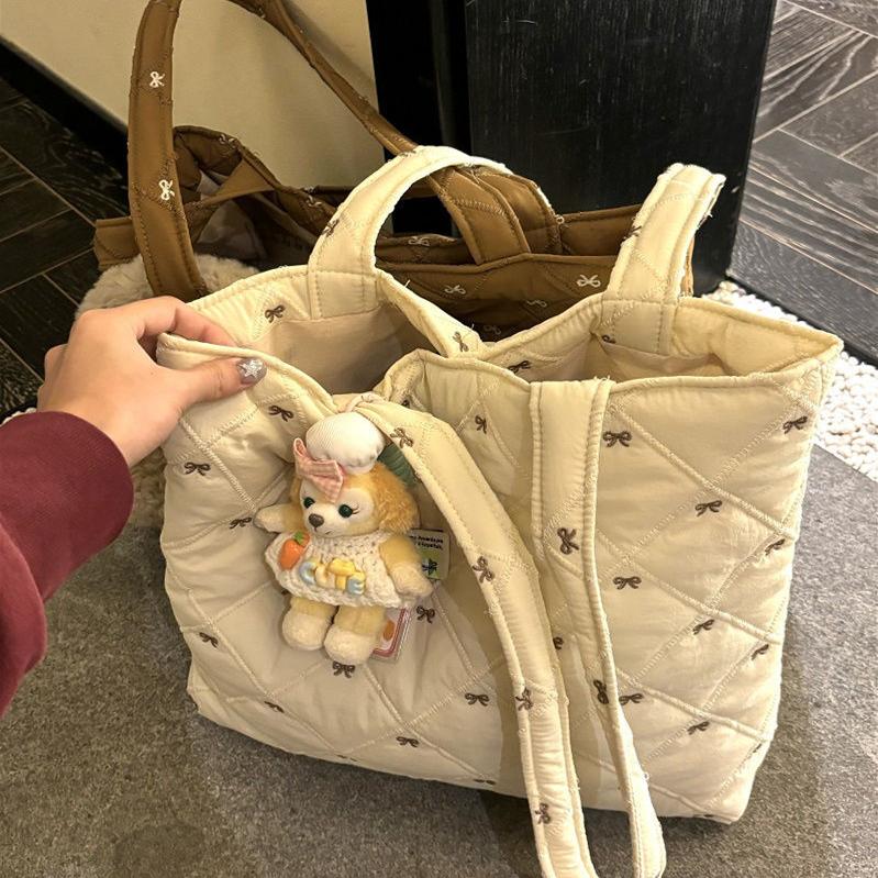 苏凯琳日韩可爱森系棉服包