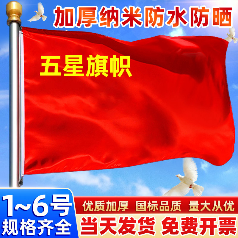 【当天发货】国旗五星红旗加厚图片