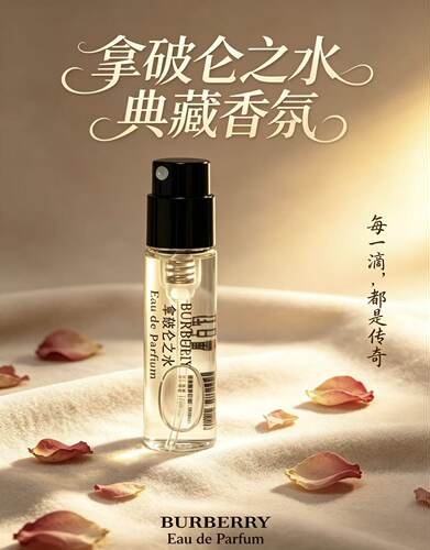 巴宝莲热门烟熏菠萝味 男士香水小样 3ml 试香拿破仑之水霸道总裁
