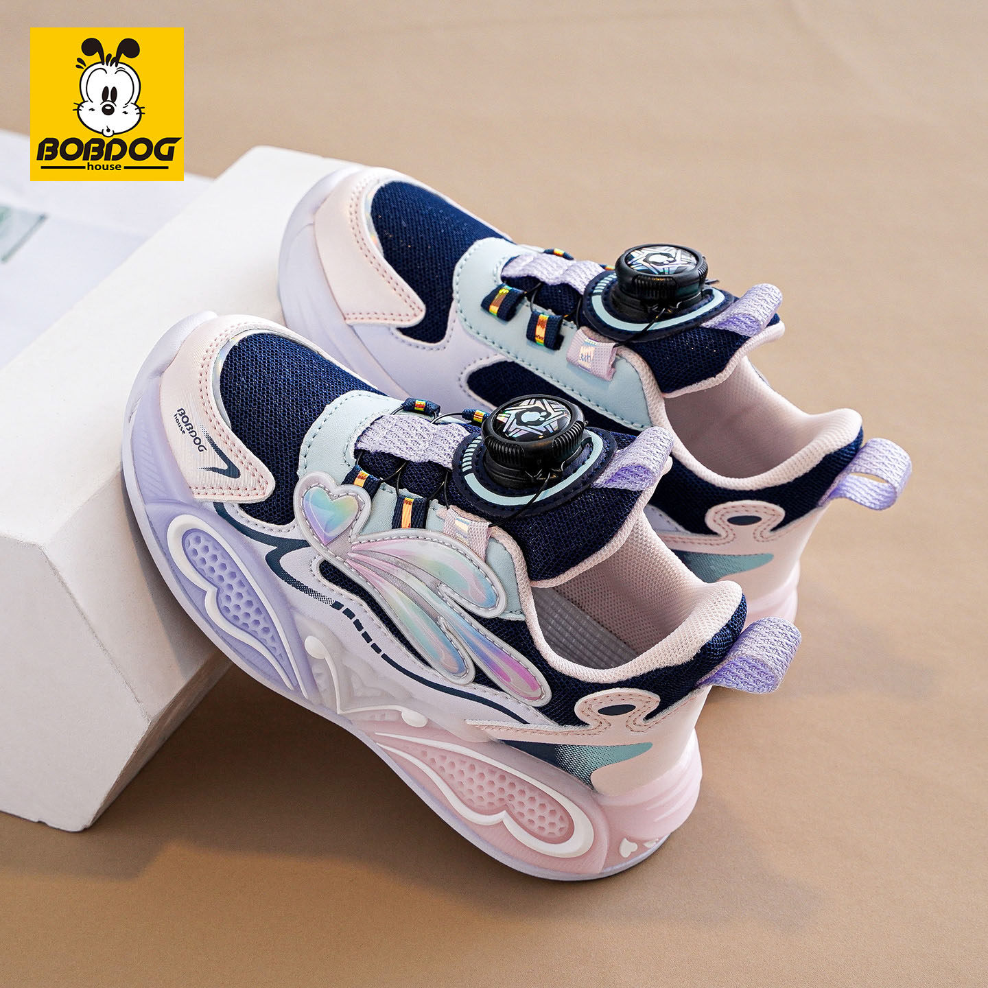 巴布豆女童运动鞋2025秋季新款儿童女宝旋转纽扣中大童休闲鞋童鞋,童鞋/婴儿鞋/亲子鞋,运动鞋,淘宝优惠券,粉丝福利购,淘宝优惠卷