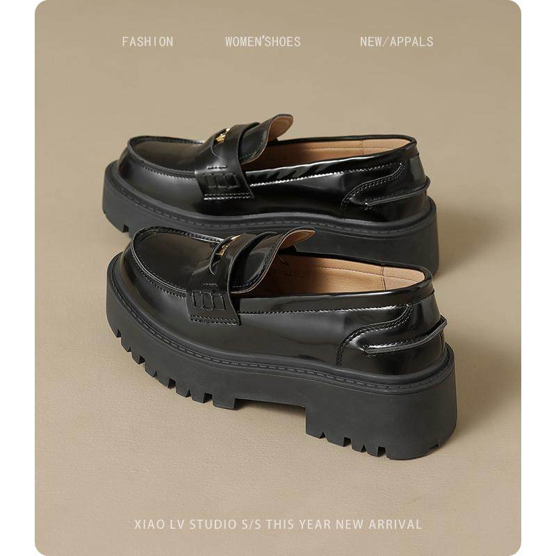 厚底小金币乐福鞋女春季2025新款学院风jk小皮鞋大码女鞋41一43,女鞋,乐福鞋（豆豆鞋）,淘宝优惠券,粉丝福利购,淘宝优惠卷