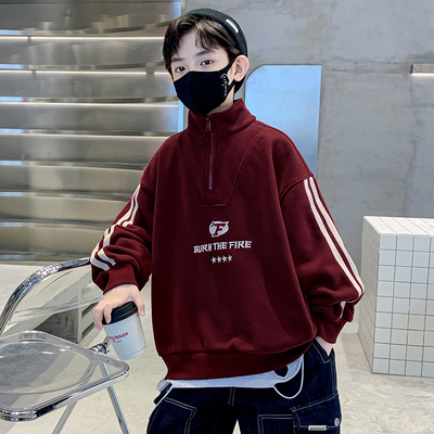 秋冬男童卫衣2025新款