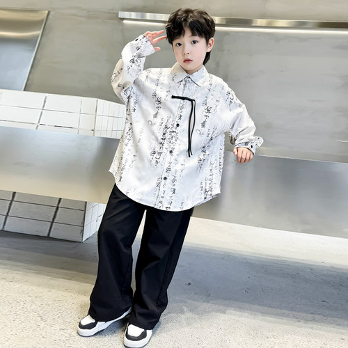 男童春秋汉服套装2026新款