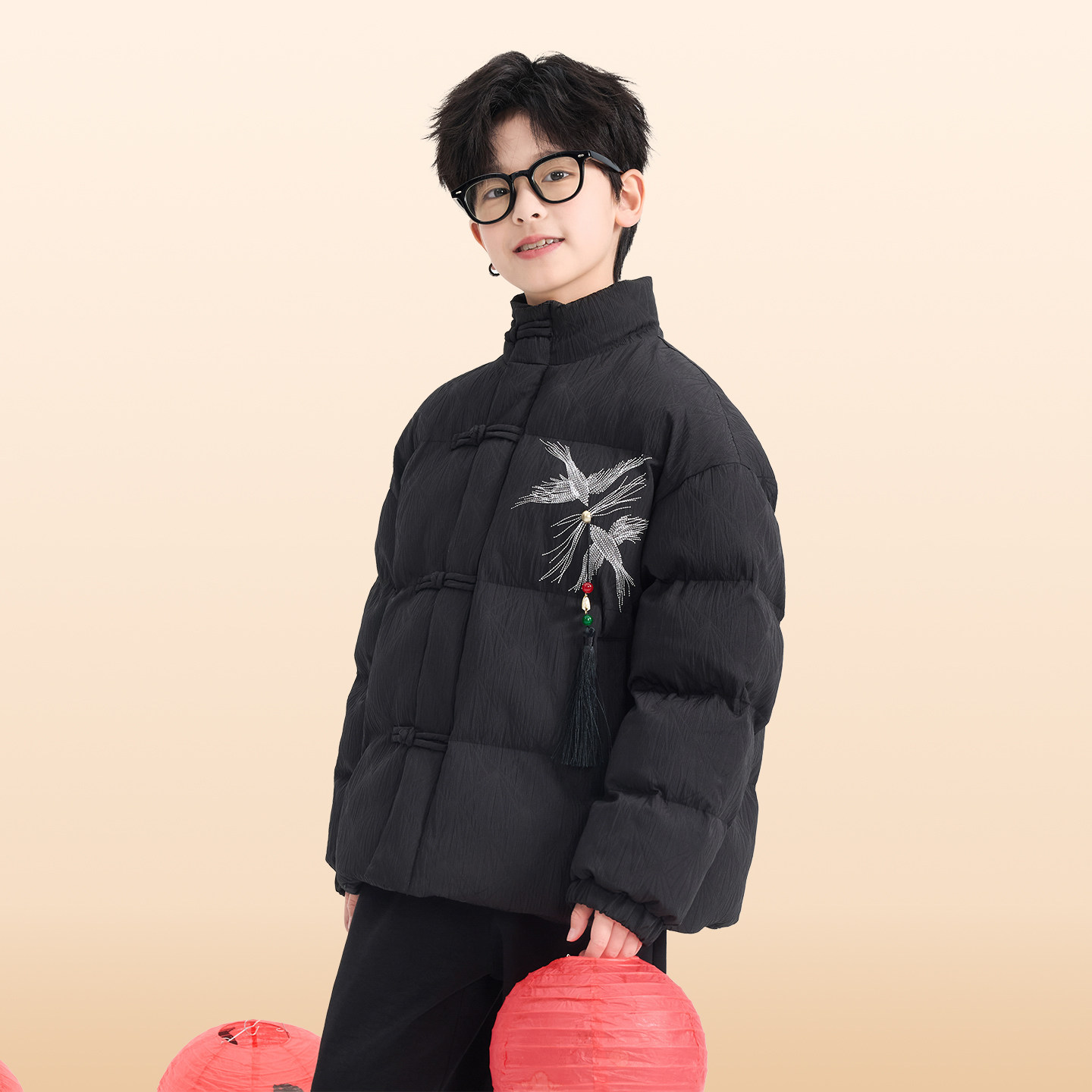 儿童装男童冬装棉衣2025新款棉袄男孩外套中大童加厚冬季国风棉服,童装/婴儿装/亲子装,汉服,淘宝优惠券,粉丝福利购,淘宝优惠卷