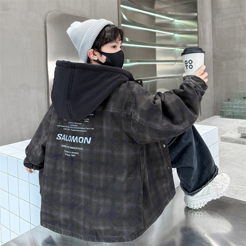 童装男童外套秋冬款2025新款男孩夹棉加厚冬季衣服青少年大童冬装,童装/婴儿装/亲子装,普通外套,淘宝优惠券,粉丝福利购,淘宝优惠卷