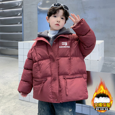 男童秋冬季棉服2026新款