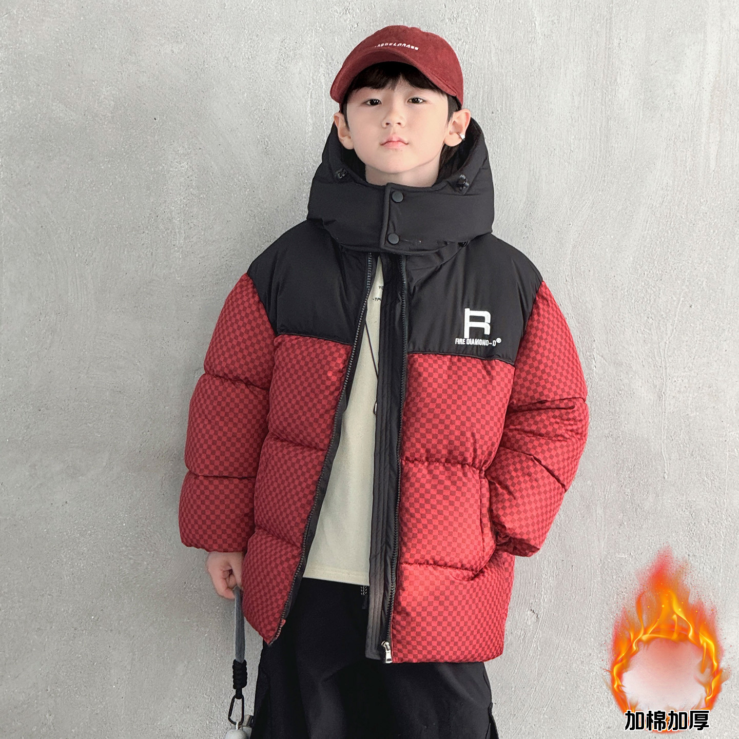 男童冬季棉袄2025新款