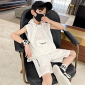 2026新款 套装 夏款 儿童运动男孩酷帅中大童夏季 潮 童装 无袖 男童夏装