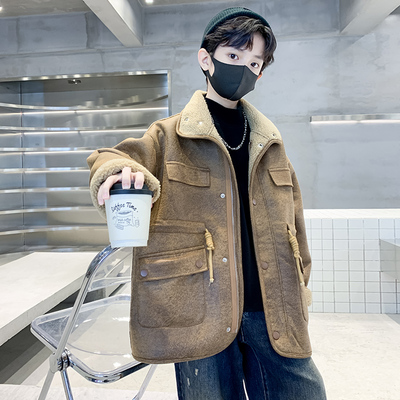冬季男童夹克2025新款