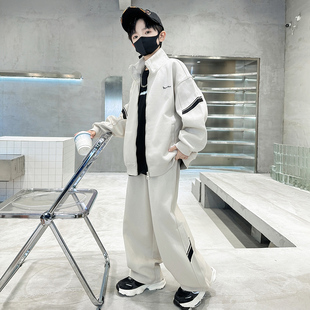 儿童装男童春装套装2026新款中大童春秋款休闲男孩春季衣服帅气潮