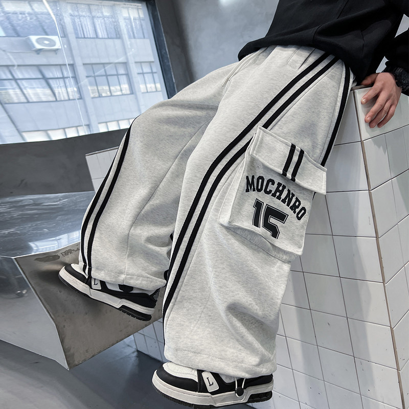 儿童装男童裤子春秋款2026新款春季中大童男孩工装裤休闲春装长裤,童装/婴儿装/亲子装,裤子,淘宝优惠券,粉丝福利购,淘宝优惠卷