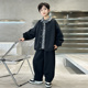 男童套装 外套休闲男孩春季 春装 中大童春秋款 三件套 2026新款 儿童装