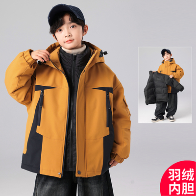 男童冬季羽绒服2025新款