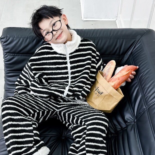 男童秋冬家居服套装2025新款