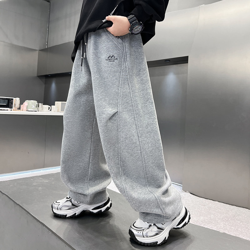 儿童装男童裤子春秋款2026新款春装中大童休闲卫裤男孩春季运动裤,童装/婴儿装/亲子装,裤子,淘宝优惠券,粉丝福利购,淘宝优惠卷