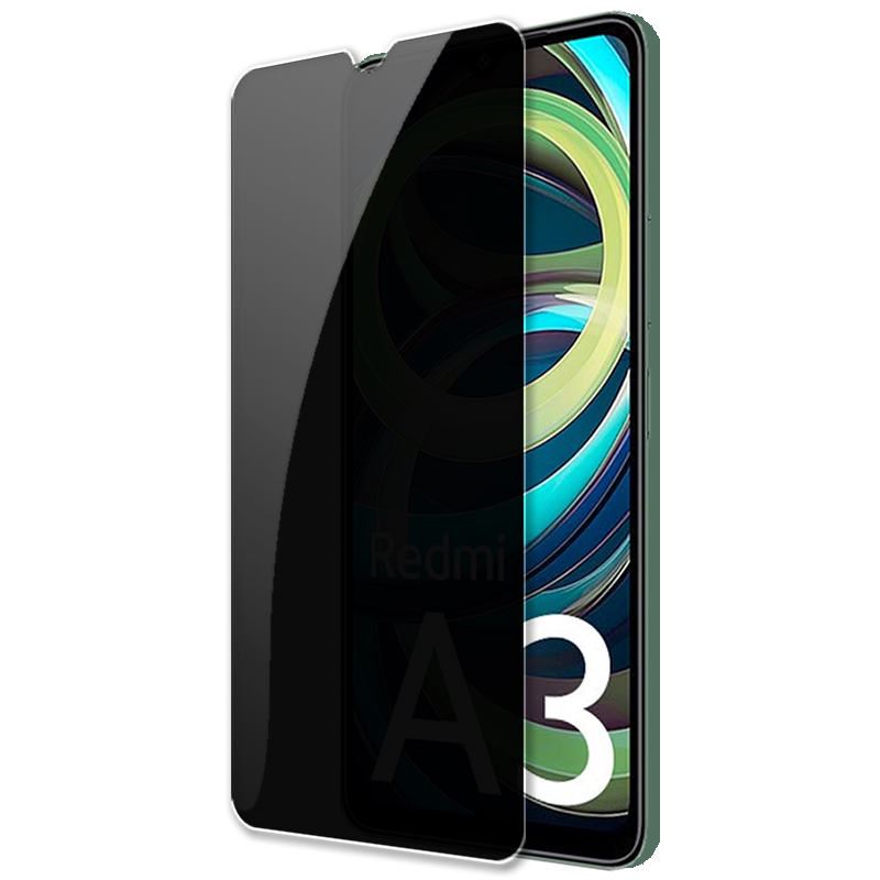 适用红米Redmi A3防窥膜小米23129RN51X钢化膜全屏防偷窥防盗手机钻石膜黑边抗指纹防偷瞄防爆屏幕保护隐私膜