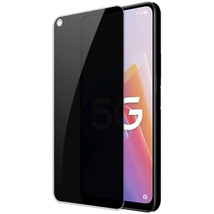 适用OPPO A96 5G/4G国际版防窥膜PFUM10/PHA120/CPH2333钢化膜全屏手机钻石膜黑边抗指纹防摔爆屏幕保护隐私