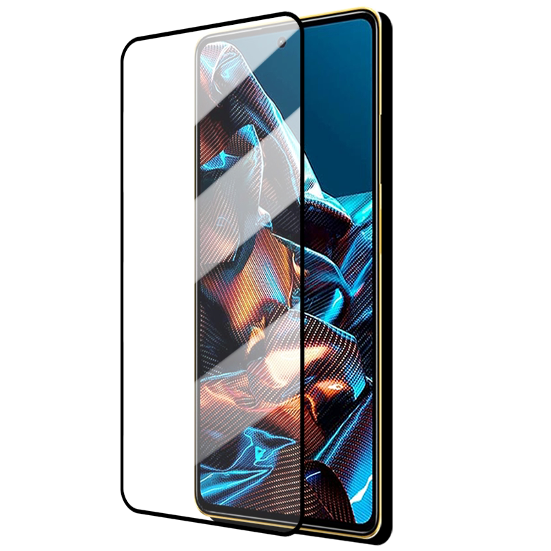 小米POCOX5/X5Pro黑边钢化膜