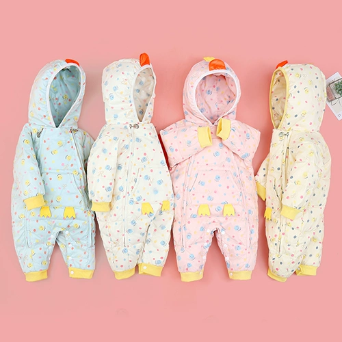 Детский пуховик, детское удерживающее тепло боди для новорожденных для выхода на улицу, в западном стиле, коллекция 2021, детская одежда